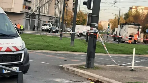 Le trafic du tramway à Reims perturbé à la suite d'un accident